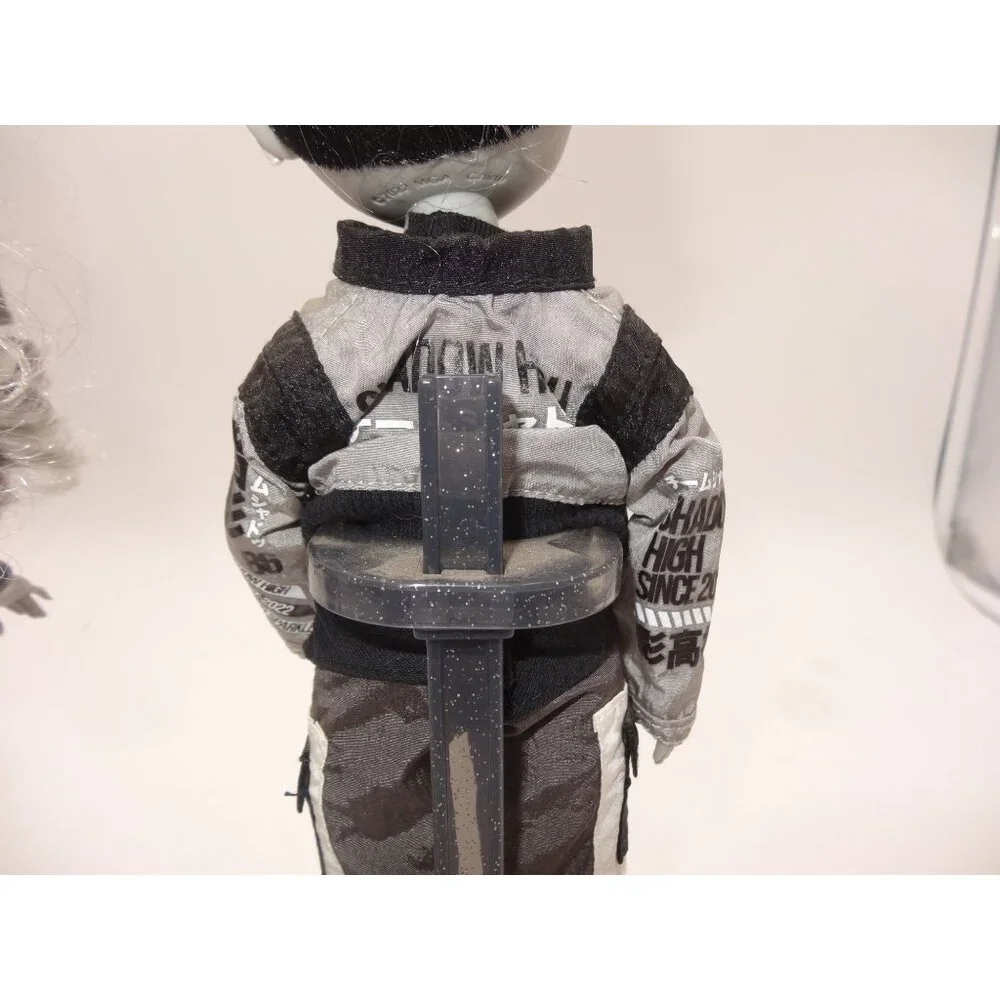 Rainbow High Doll Nicole Steel Ash Silverstone Grayscale Fashion Doll Shadow Hig